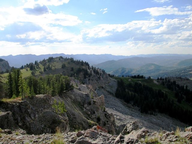 Ridge near Gunsight Pass - Wyoming Range
